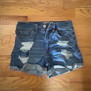 Pacsun ripped Jean shorts